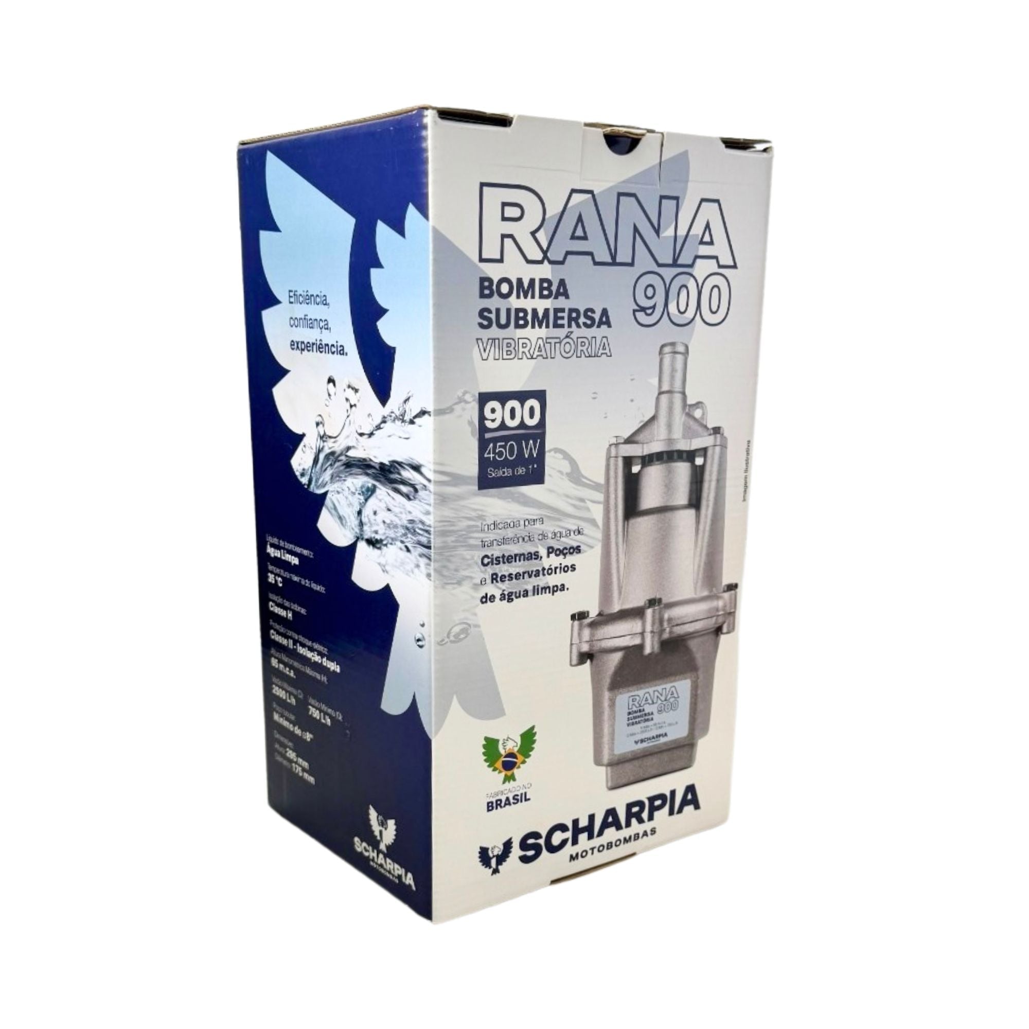 Motobomba Vibratória Rana 900 450w até 2.550 l/h - Zanagro