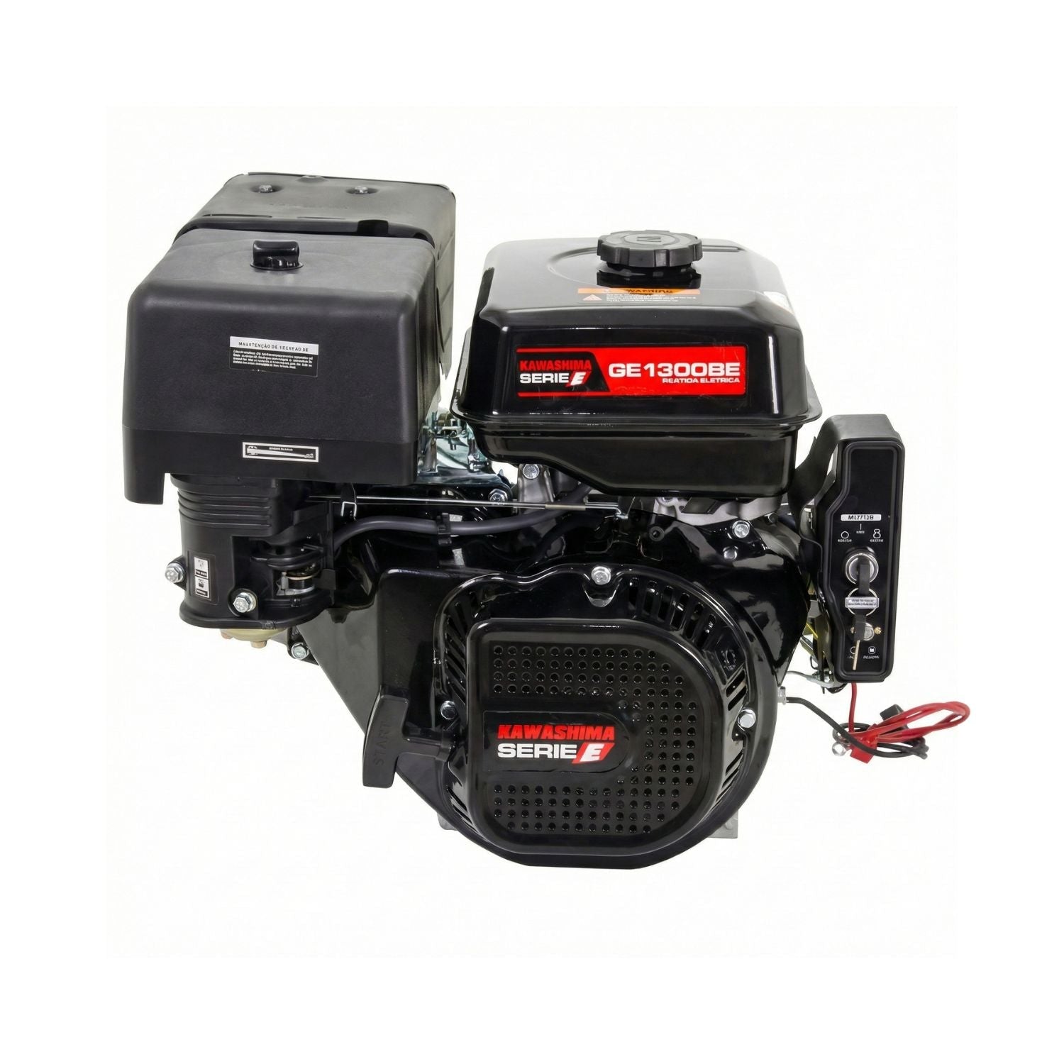 Motor Estacionário Kawashima GE 1300 - BE a Gasolina 13hp 389cc com Partida Elétrica - Zanagro