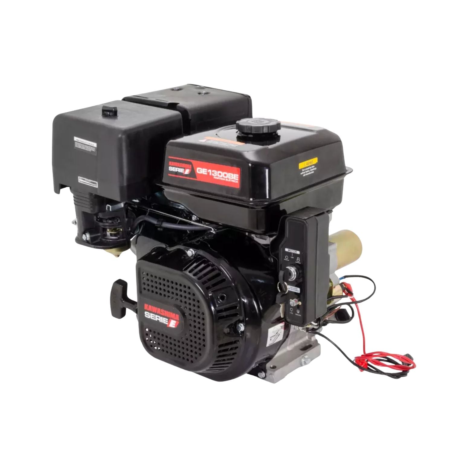 Motor Estacionário Kawashima GE 1300 - BE a Gasolina 13hp 389cc com Partida Elétrica - Zanagro