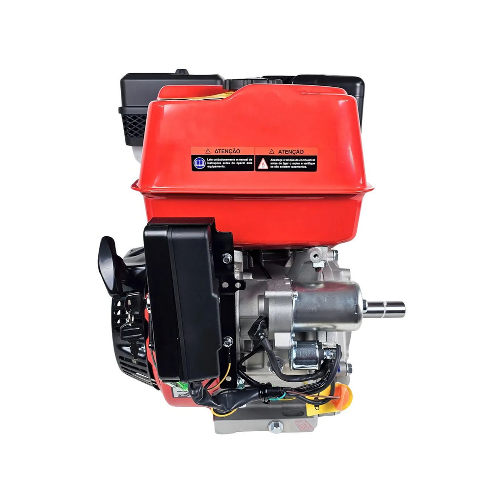 Motor Estacionário Kawashima GE 1800 - E a Gasolina 18hp 500cc com Partida Elétrica - Zanagro