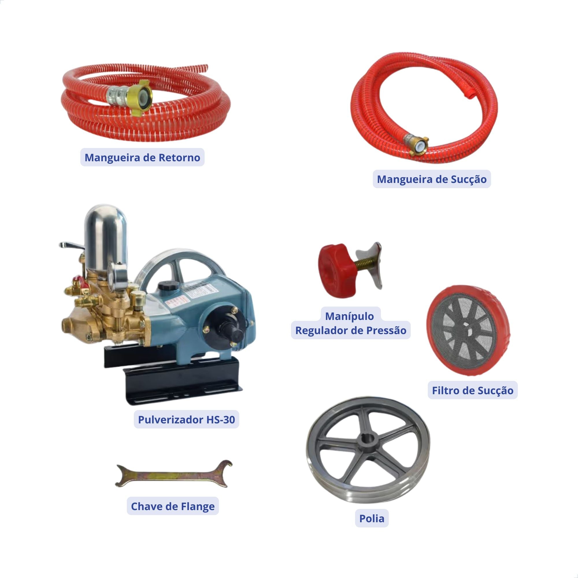 Pulverizador Estacionário Yamaho HS - 30 45 l/m - Zanagro