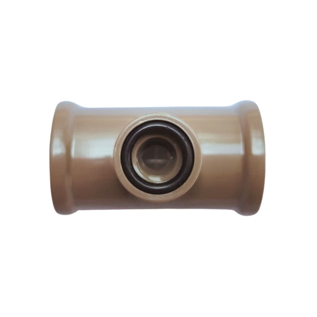 Tê 20mm com rosca cônica 3/8" com O'ring - 25 unid. - Zanagro