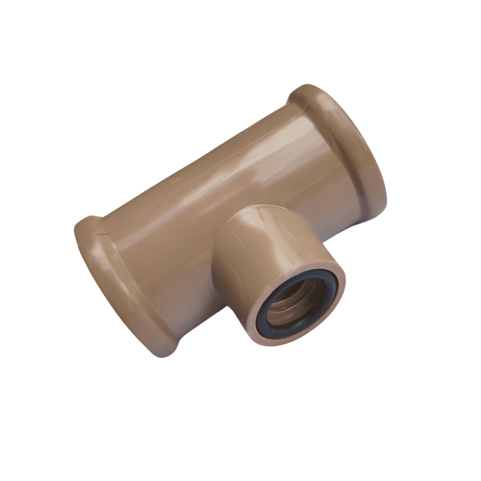 Tê 20mm com rosca cônica 3/8" com O'ring - 50 unid. - Zanagro