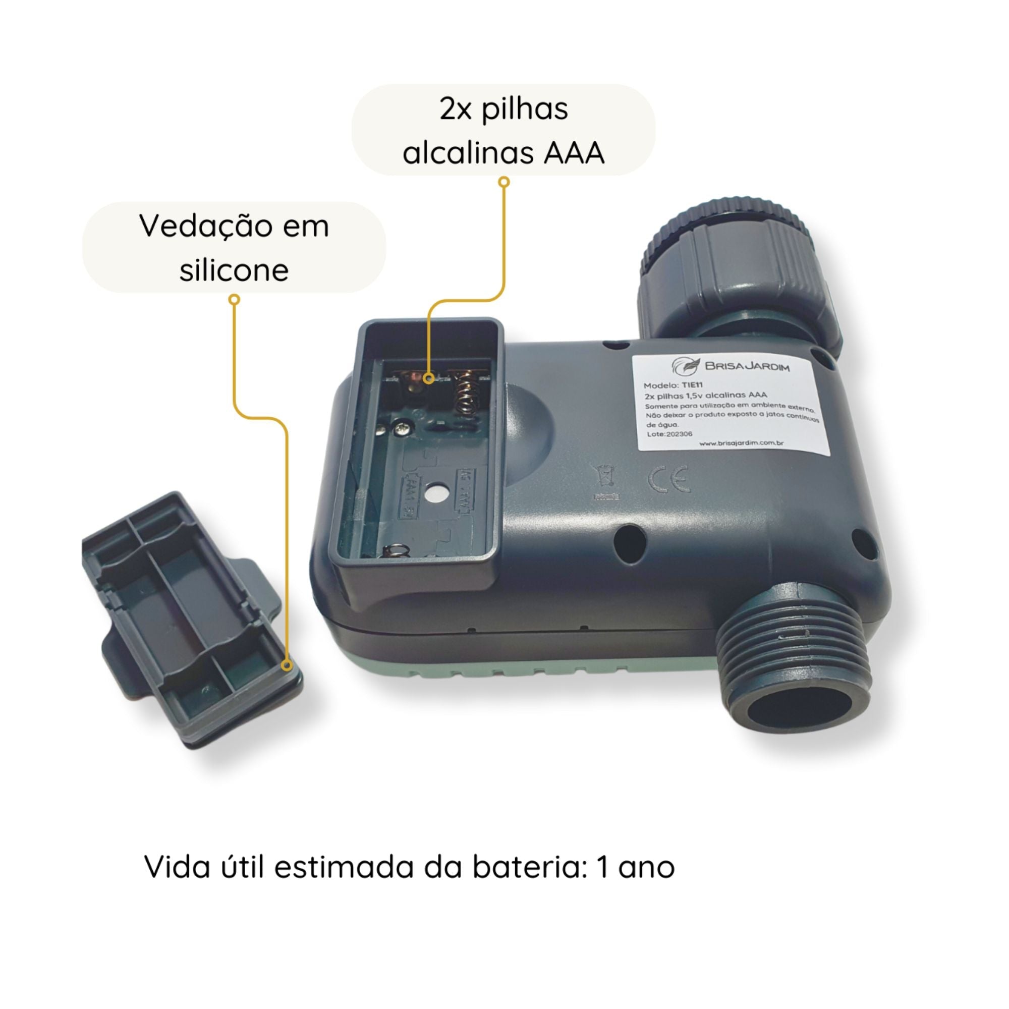 Temporizador Digital p/ Irrigação 1 Saída - TIE11 - Zanagro