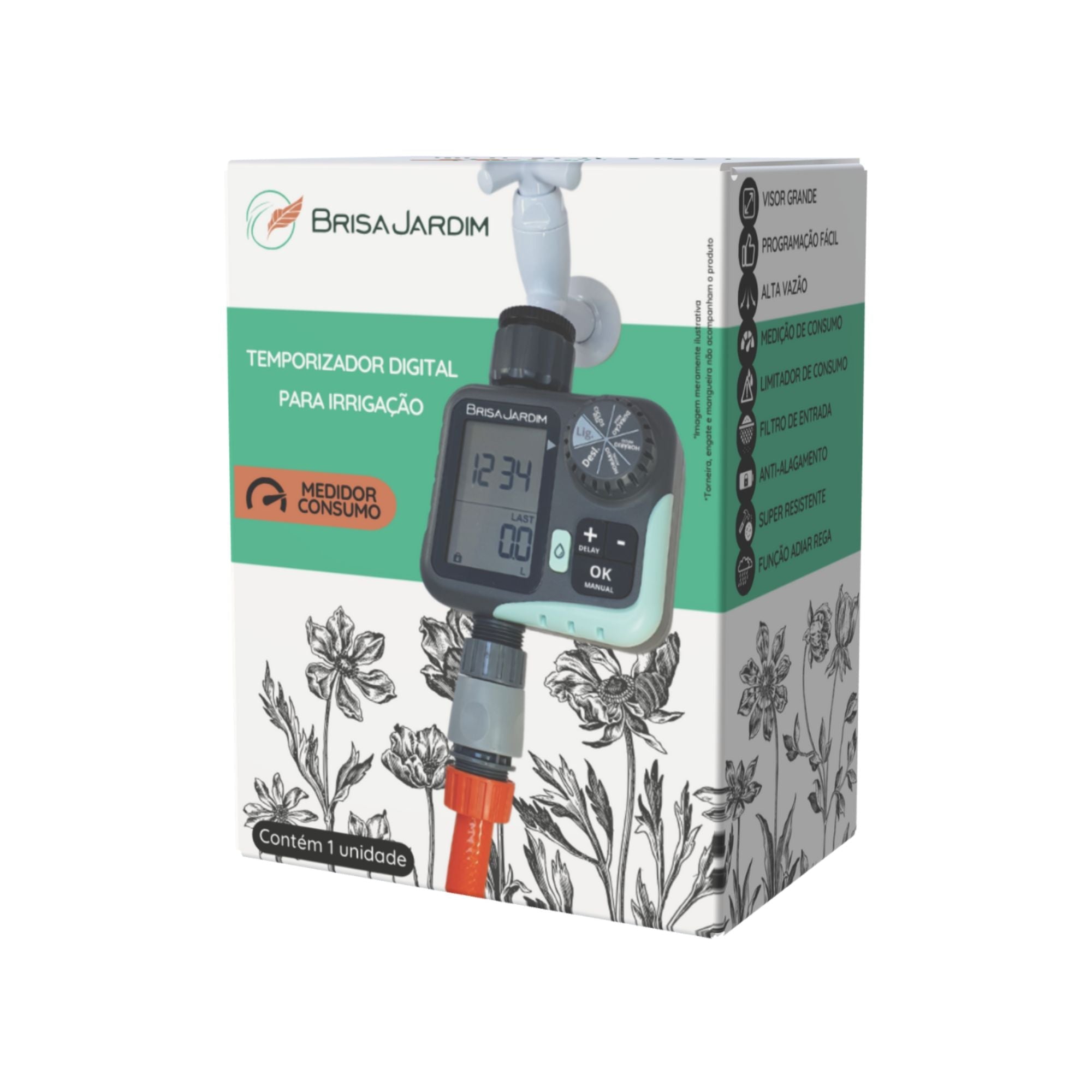 Temporizador Digital p/ Irrigação 1 Saída - TIM11 - Zanagro