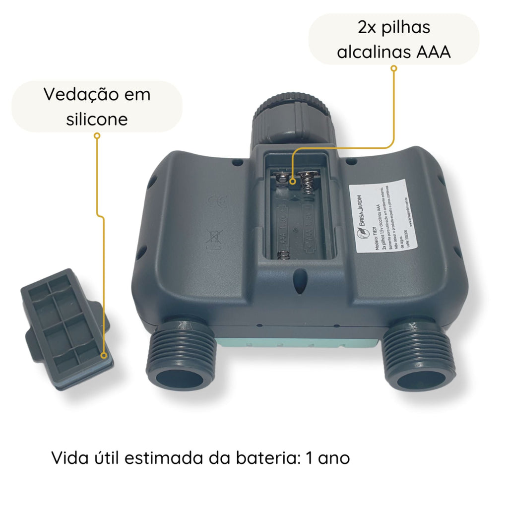Temporizador Digital p/ Irrigação 2 Saída - TIE21 - Zanagro
