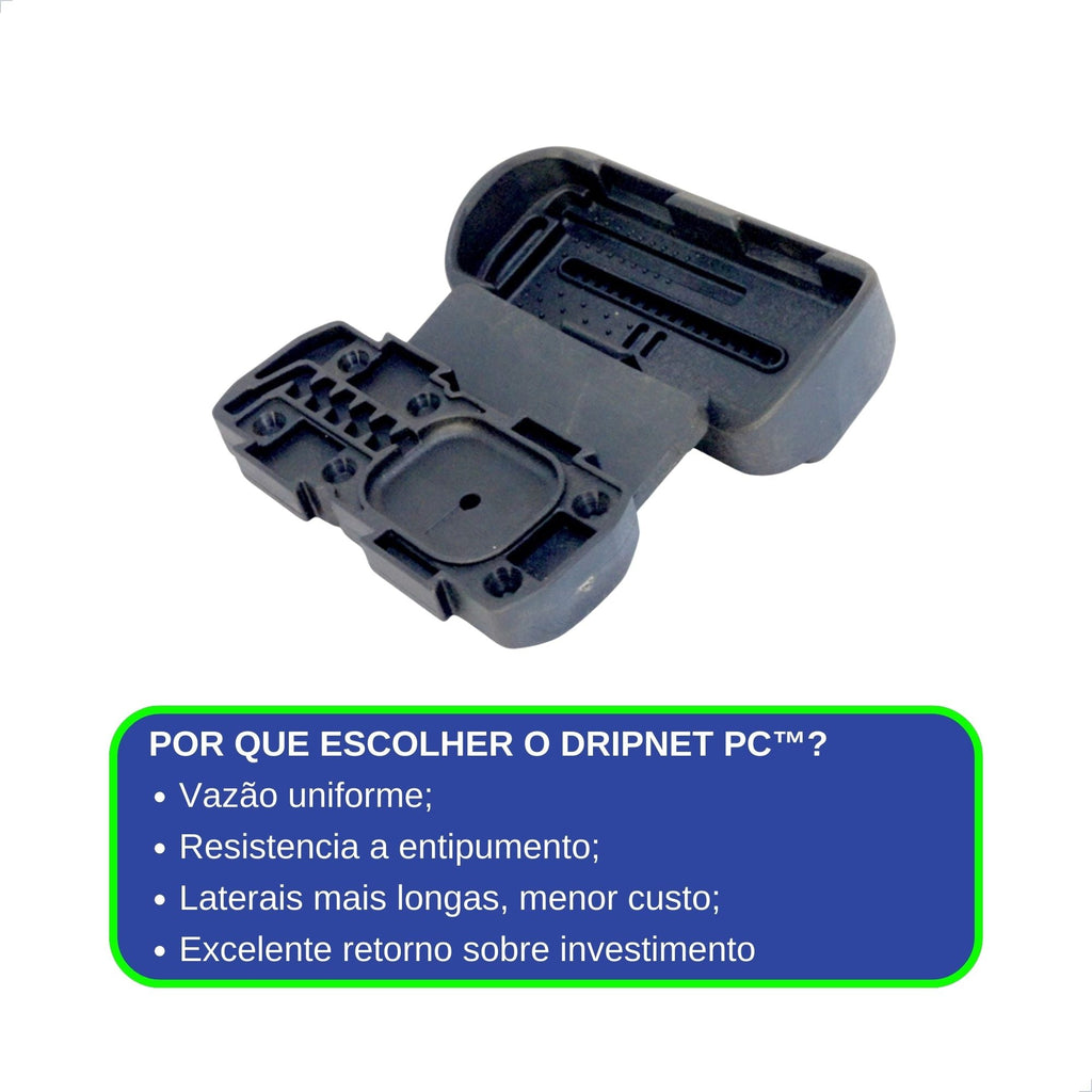 Tubo Gotejador Netafim Dripnet PC AS 16250 (25 mil) 1.6 l/h 50cm 800 metros - Zanagro