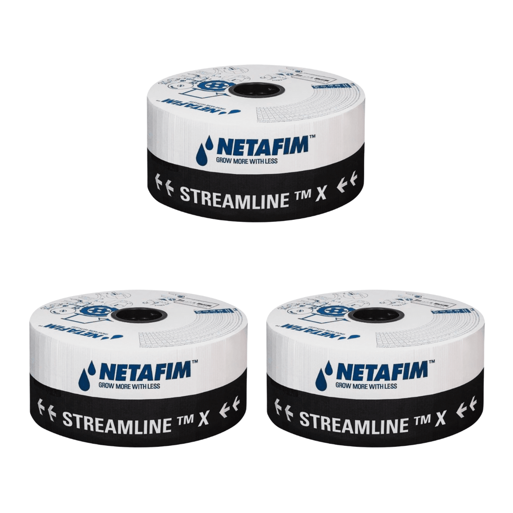 Tubo Gotejador Netafim Streamline X 16060 (6mil) 1,6 l/h - 3.000 metros - Zanagro