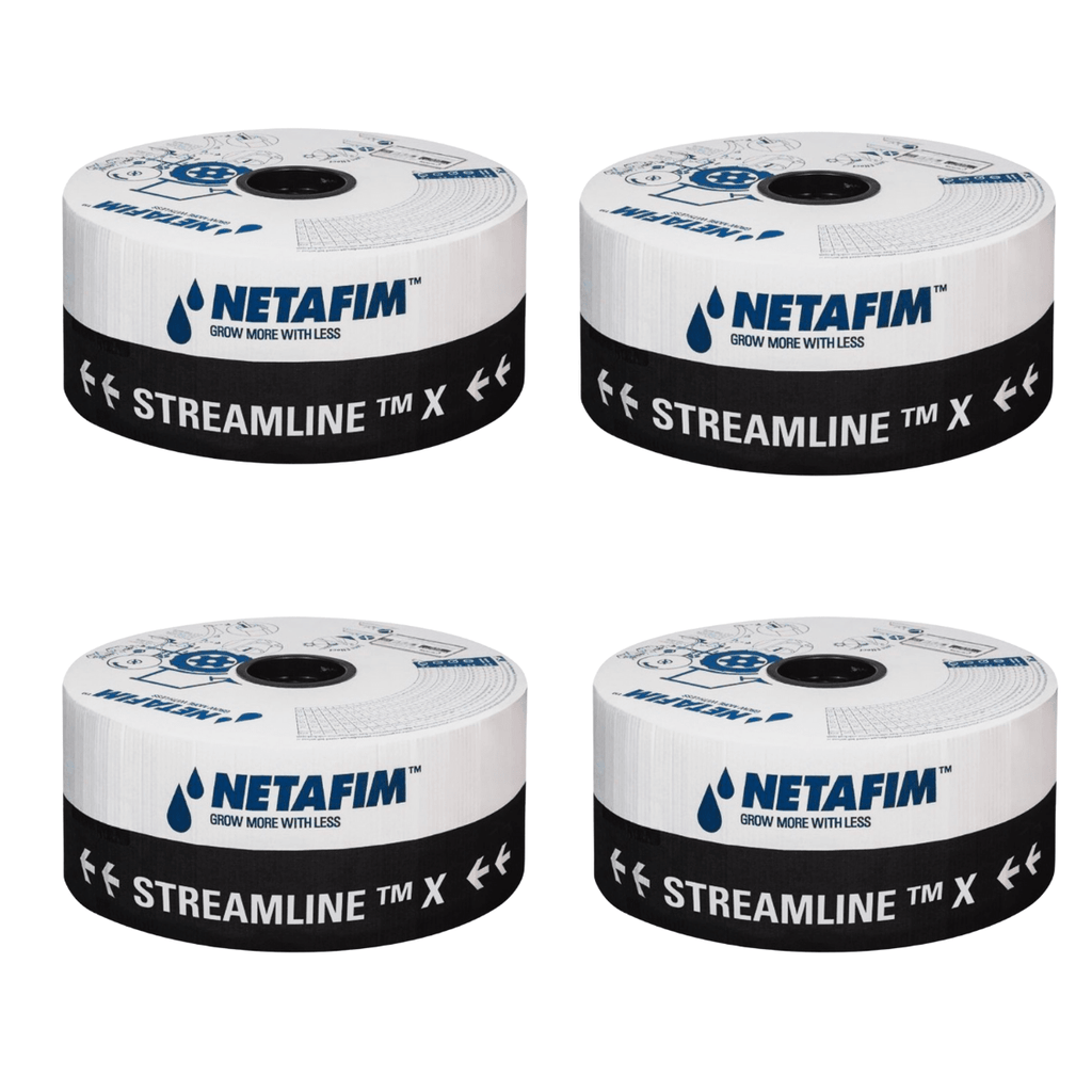 Tubo Gotejador Netafim Streamline X 16060 (6mil) 1,6 l/h - 4.000 metros - Zanagro