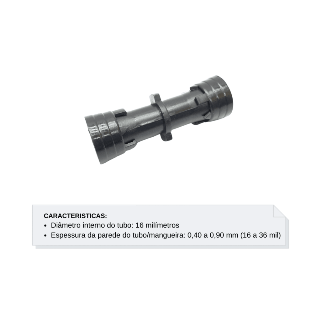 União 16mm com Anel 6 Pontas (16 a 36 mil) - Zanagro